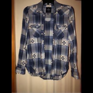 AE Denim Button Down